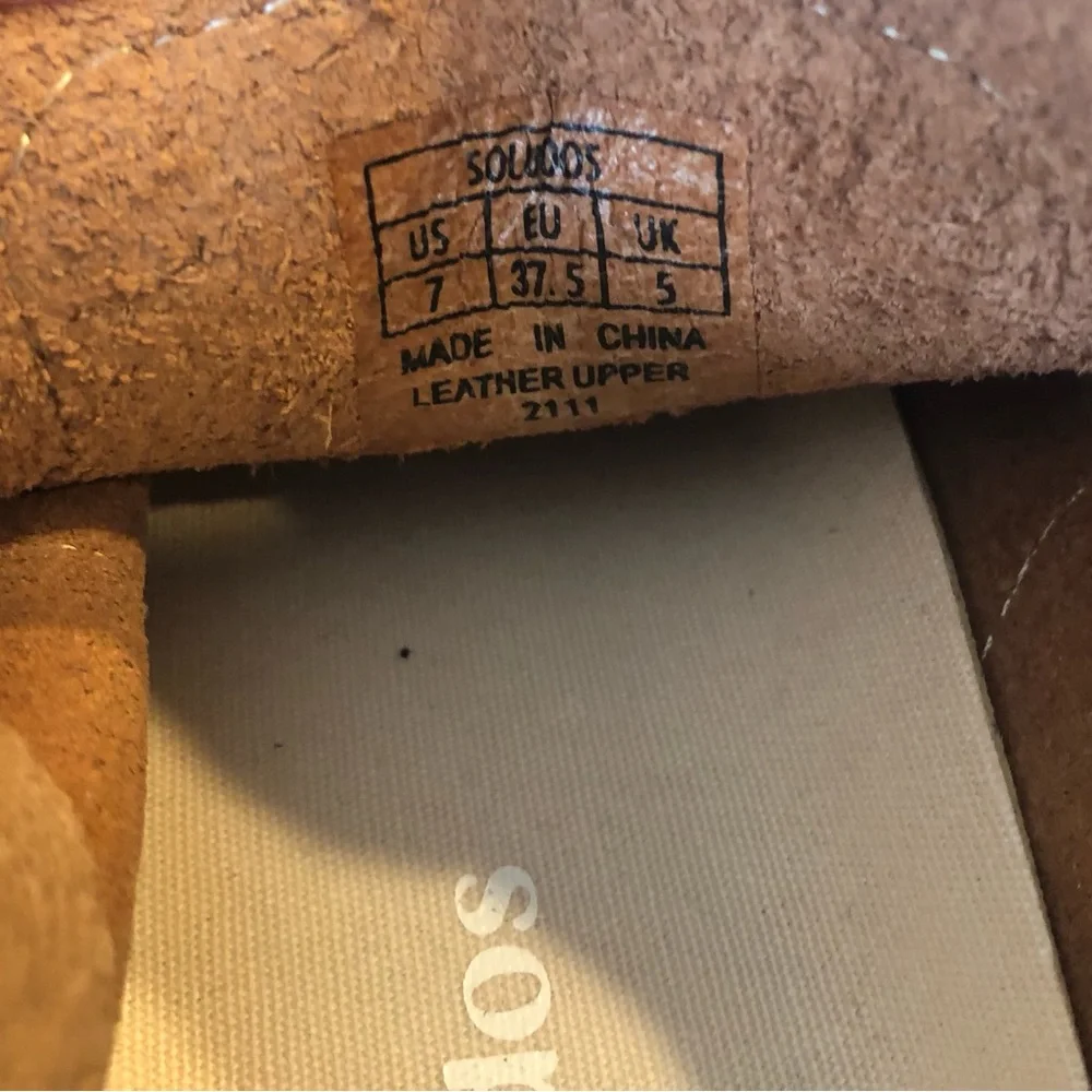 NEW SOLUDOS Ibiza Platform Rose Metallic Sneakers - Picture 16 of 16